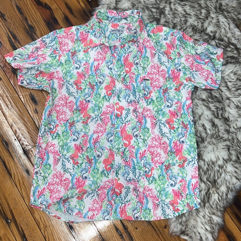 Banana boat  Coral Reef Print Men's Shirt